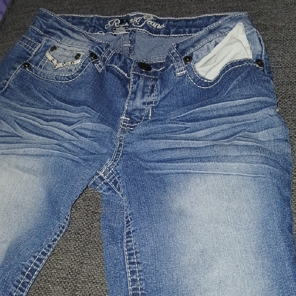 Request Jeans  Wash Blue Jeans